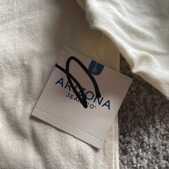 Arizona white and pink unisex medium T-shirt graphic designed back corky print - Picture 7 of 8